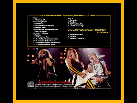 The Scorpions - Dynamite In Hannover 1984  (Complete Bootleg)