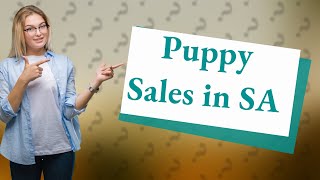 Do you have to be a registered breeder to sell puppies in SA?