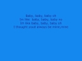 Baby-Justin Bieber KARAOKE (with lyrics) 