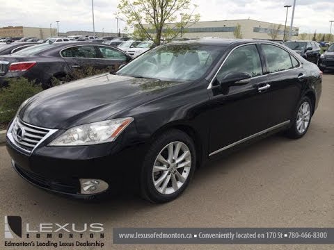 Lexus Certified Pre Owned Black on Black 2010 Lexus ES 350 - Fort McMurray, Alberta