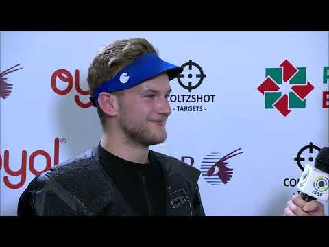 Interview Jiri PRIVRATSKY 50m Rifle 3 Positions Men - 2023 Baku (AZE) - ISSF World Cup Rifle/Pistol