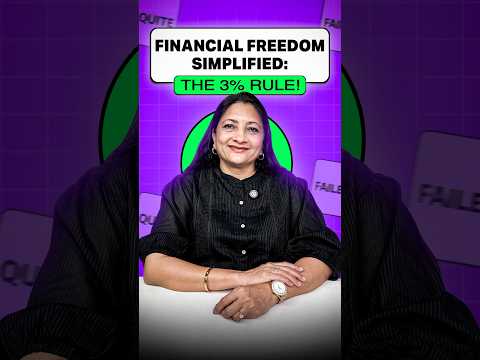 The 3% Rule: Your key to Financial Freedom! A simple formula to calculate Financial freedom 💸🚀