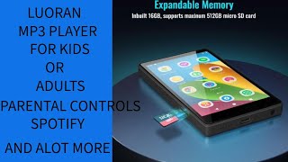 LUORAN MP3 PLAYER WITH WIFI AND BLUETOOTH