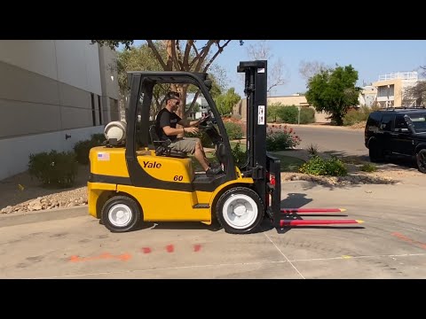 YALE GLP060VXEVSE093 6,000lb LP (Propane) #895F - Forklift For Sale