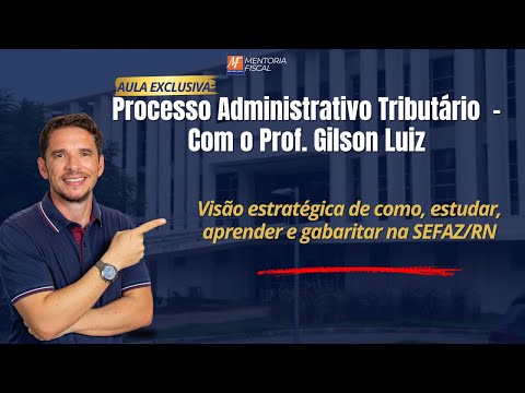 🔴 LIVE: Como gabaritar PAT/RN (Processo Administrativo Tributário)