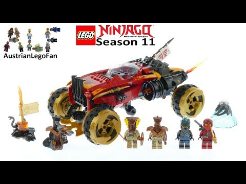 Vidéo LEGO Ninjago 70675 : Le 4x4 Katana