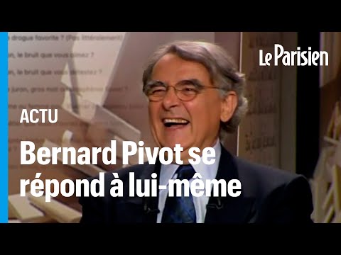 Quand Bernard Pivot répondait à son propre questionnaire mythique (et à Dieu)