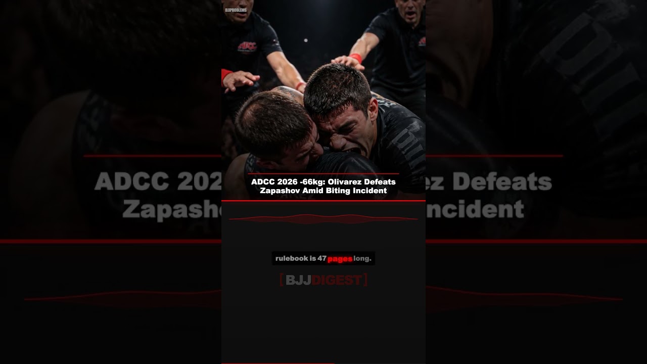 Zapashov Bites Olivarez at ADCC -66kg #Shorts