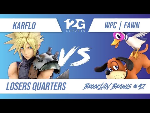 BrookLAN Brawls 92 - Karflo (Cloud) v. WPC | fawn (Duck Hunt) - Losers Quarters