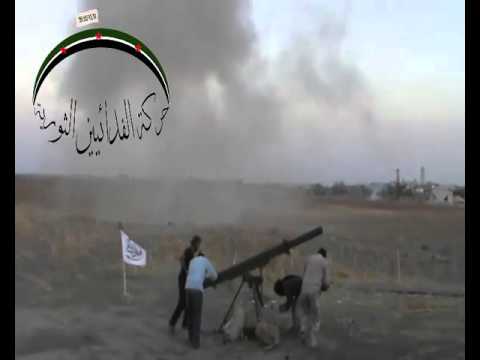 استهداف تجمعات قوات النظام بصواريخ غراد من قبل حركة الفدائيين الثورية في ريف حماة الشمالي