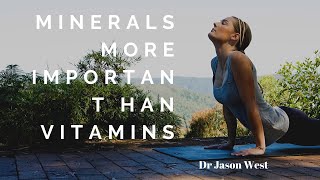 Minerals are more important than vitamins. Learn why 80% of disease is related to low minerals.
