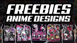 FREEBIES ANIME DESIGNS