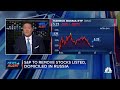 Russian stocks are being removed from indices