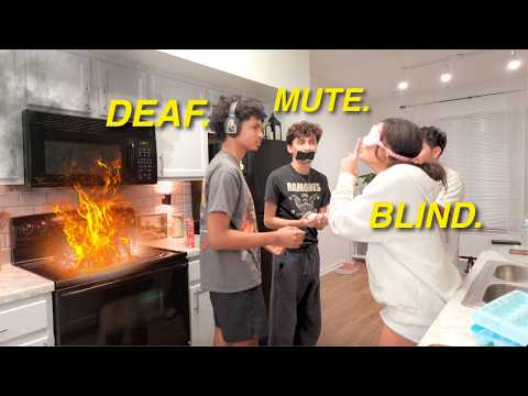 BLIND DEAF AND MUTE BAKING CHALLENGE *HE POISONED US* (GAY COUPLE CHALLENGE)