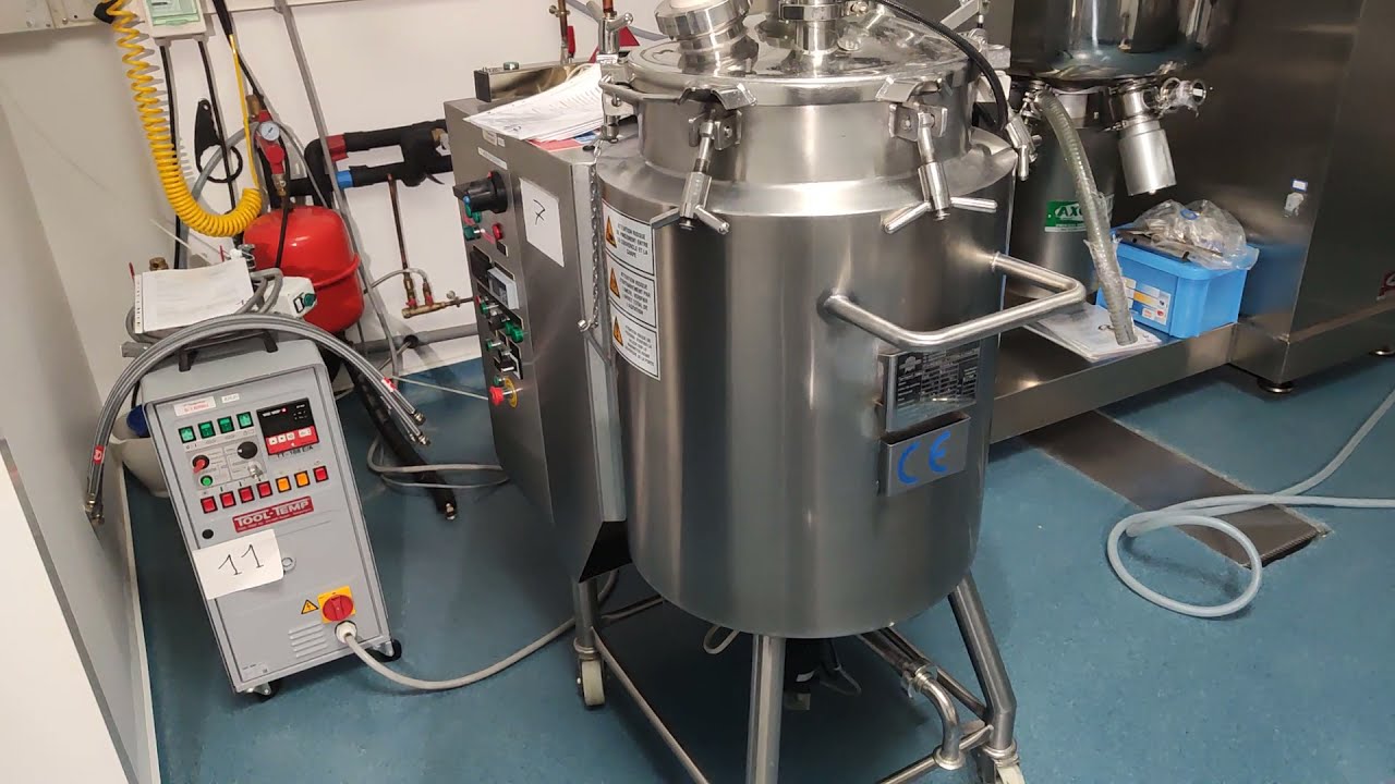 Cuve inox de fabrication type fondoir de marque PIERRE GUERIN, type 50 L CL8, capacité 50 l