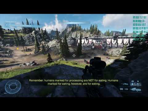 Halo Infinite | Campaign | "Humans Marked For Processing Are NOT For Eating"