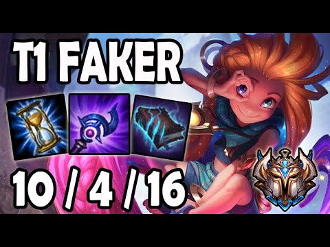 Faker ZOE vs SYNDRA [ MID ] Lol Ranked Korea