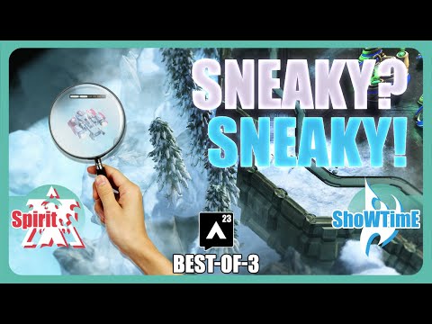 HOW did he sneak THAT ONE in??? - Spirit (T) vs ShoWTimE (P) - HSC23 Group D | StarCraft 2