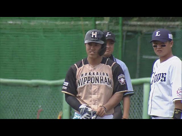 【ファーム】ファイターズ・今川 先制のタイムリーヒットを放つ!! 2021/7/7 L-F(ファーム)