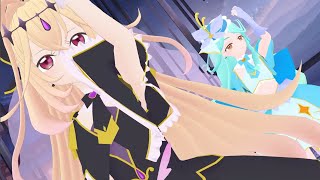 【MMD名探偵プリキュア】キュアアルカナ・シャドウとキュアエクレールで"WAVE"。