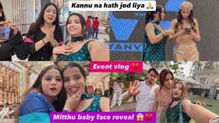 Download lagu Aisa Kya Ho Gaya ki Kannu Ne Hath hi Jod Liye🙏😱🥹 || Mitthu ke baby ka face reveal 😍 || event vlog mp3