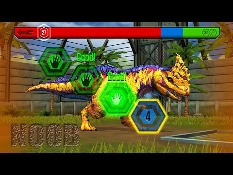 CHROMASPINUS Vs PACHYGALOSAURUS Vs INDORAPTOR GEN 2 | JURASSIC WORLD THE GAME