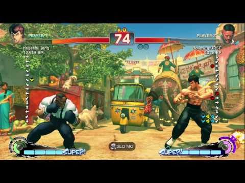 hageshii jeng [Fei] vs followupURSF [Dudley] 2 of 2 SSF4 Japanese Online Ranked Matches - TRUE-HD