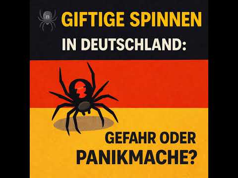 Giftige Spinnen in Deutschland: Tödliche Gefahr oder reine Panikmache?