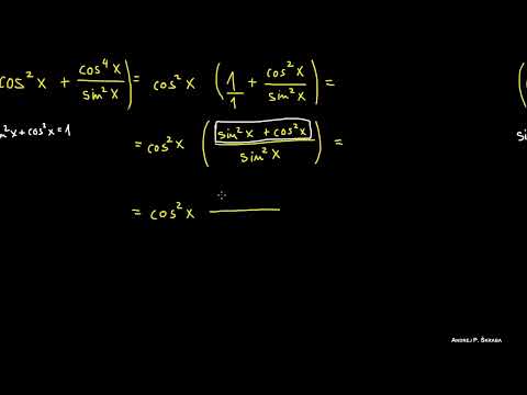 Semplificazione Espressioni con Funzioni Trigonometriche 2