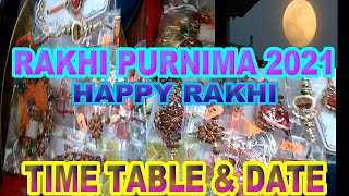 Sdb News. 2021 RAKHI PURNIMA, HAPPY RAKHI, RAKHI DATE & TIME-TABLE
