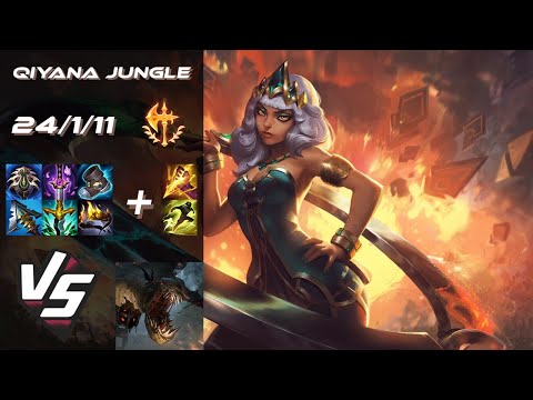 JUNGLE Qiyana vs Fiddlesticks - NA Challenger Patch 25.S1.2
