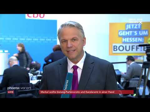 Gerd-Joachim von Fallois zum möglichen Verzicht von Angela Merkel auf den Parteivorsitz am 29.10.18