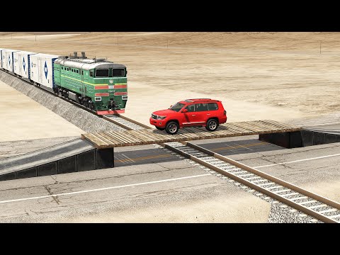 Cars vs Rails #11 – BeamNG.Drive
