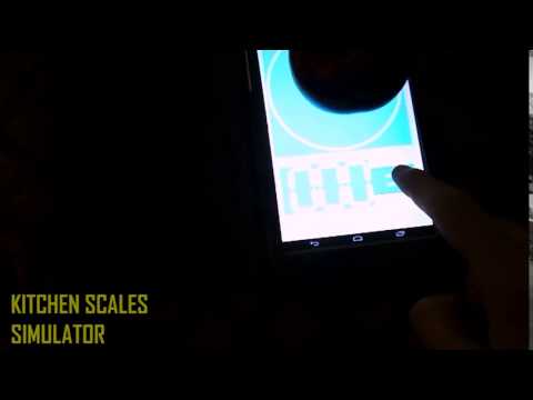 Kitchen Scales Simulator Video