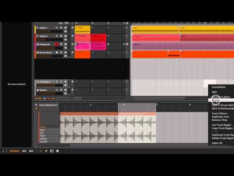 Bounce and Slice in Bitwig Studio 1