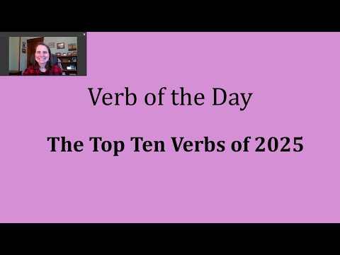 Verb of the Day - Top 10 Videos of 2025