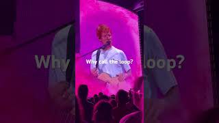 Ed Sheeran is talking about loop#edsheeran #sydney #accorstadium