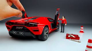 Unboxing of Lamborghini Countach LPI 800-4 1:24 Scale Diecast Model Car