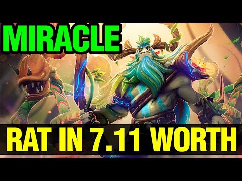 Rat Still Worth In 7.11 Patch - Miracle Nature Prophet Dota Plus - Dota 2