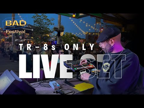 First-Ever TR-8s Only Live Set in Belgium: 1.5-Hour Festival Techno Mix 128-138 BPM | Learn & Listen