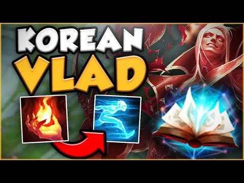 THIS NEW KOREAN VLAD IS ABSOUTELY GENIUS! NEW VLADIMIR TOP SEASON 8 GAMEPLAY! League of Legends