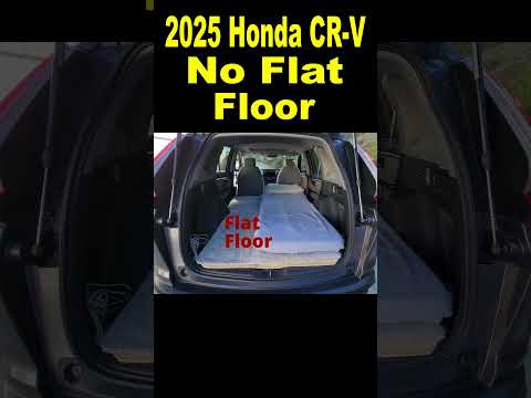 2025 Honda CR-V No Flat Floor for SUV Camping, Cargo Area Floor, CRV & SUV Sleeping Camper Setup