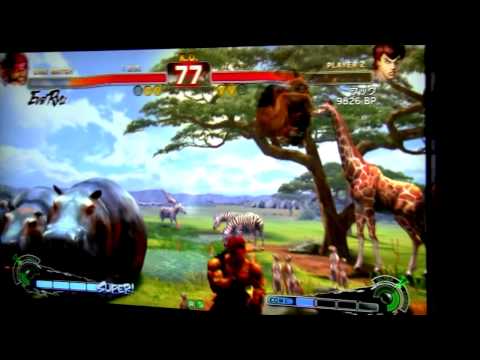SSF4 Evil Ryu Ultra Combo vs. Fei Long (Japanese Arcade)