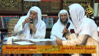مناقشة الأبحاث والأحاديث بمكتبة مسجد أهل السنة بمنية سمنود 30 04 2017 5