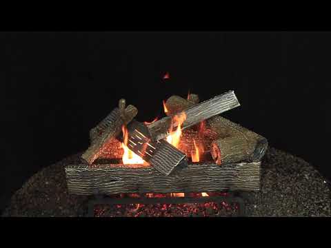 Hargrove 30 Inch Rugged Craft Loose Stool Logs With Stainless Steel Burner