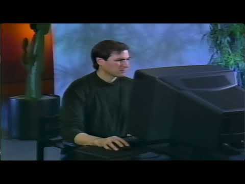 Steve Jobs NeXT Cube with Dimension Board Demo 1991 rerecorded Rob Blessin Black Hole Inc 2024 #1