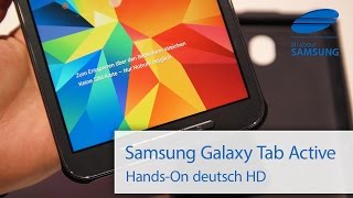 Samsung Galaxy Tab Active B2B Tablet Hands On deutsch HD