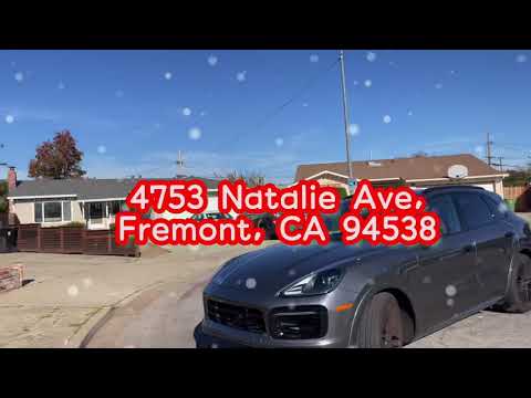 FOR SALE! 3 bed/2 bath asking $1,290,000     4753 Natalie Ave,Fremont, CA 94538