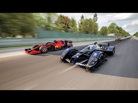 Red Bull X2010 1500Hp Vs 2021 Formula 1 Cars At Le Mans | Assetto Corsa 4k