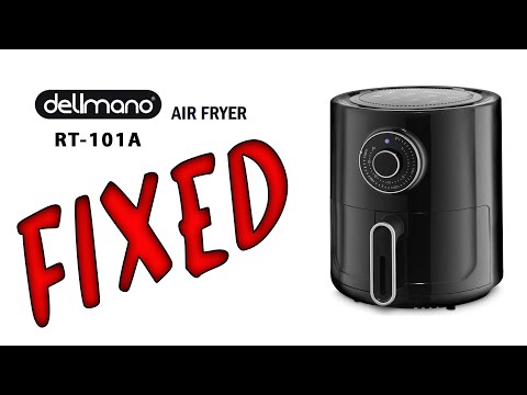 DELIMANO AIR FRYER RT-101A Funktioniert nicht. Repariert!